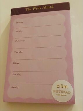 New Purple Elum Notepad 200 Sheets